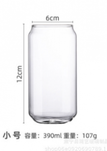 客製化易拉罐造型玻璃杯